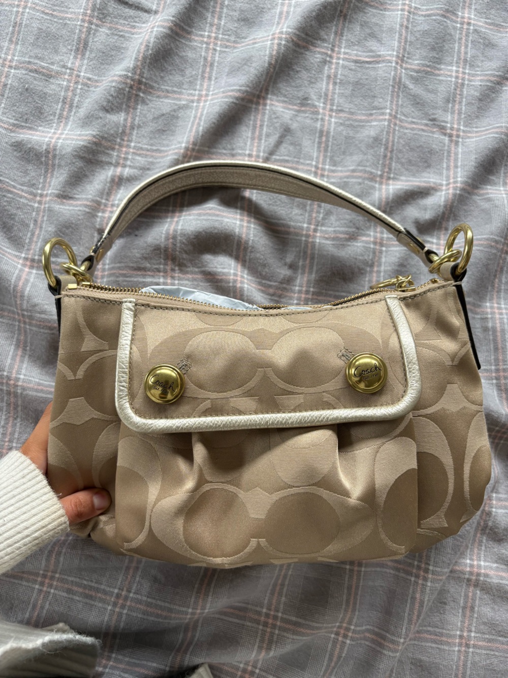 Coach Poppy Signature Sateen Bag